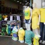 Eleições e Copa fazem lojas ainda apostarem no verde e amarelo nas vitrines de Campo Grande