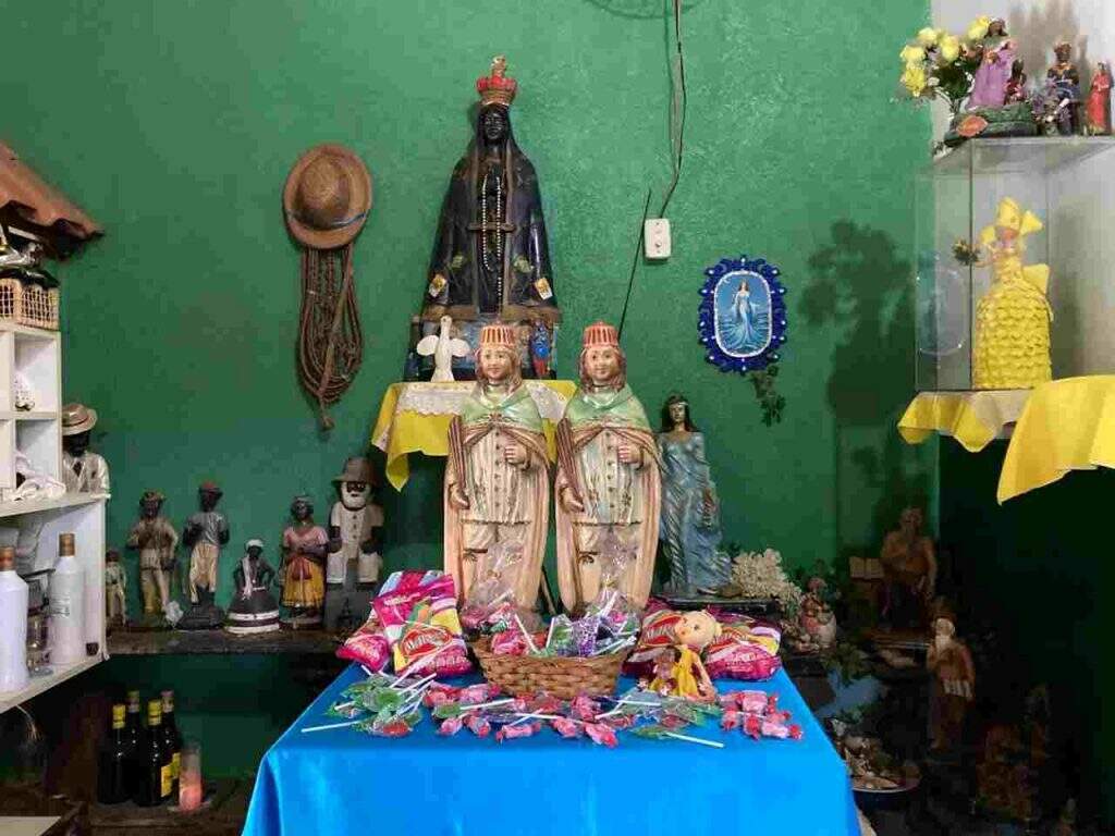 São Cosme e Damião, doces, Umbanda