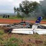 Aeronave boliviana ocupada por 4 homens cai na fronteira e é destruída por incêndio