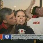 Torcedor do Flamengo é detido após assediar jornalista ao vivo: ‘atos repugnantes’