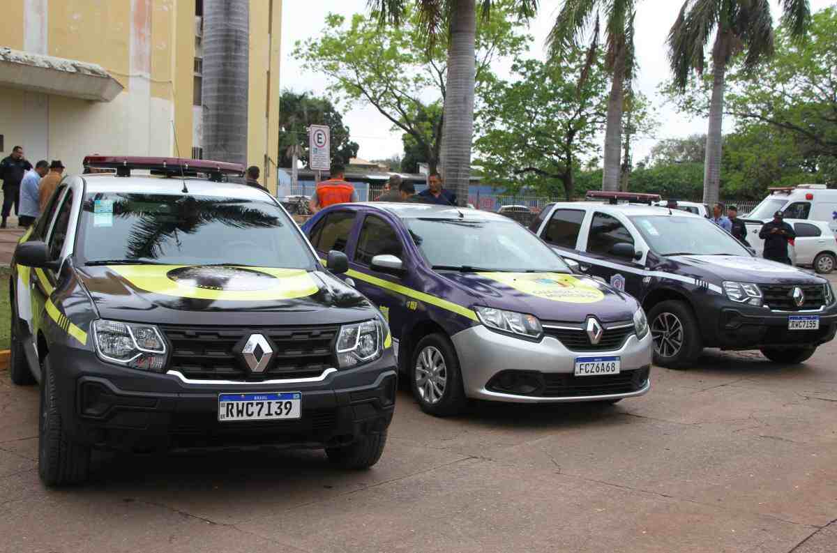 Frota da Guarda Civil Municipal de Corumbá é reforçada com mais três viaturas