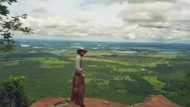 No primeiro capítulo, Pantanal inseriu água virtual onde fica Aquidauana - (Foto: TV Globo/Reprodução)