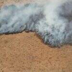 VÍDEO: bombeiros mostram combate a incêndio e cortina de fumaça no Pantanal de MS