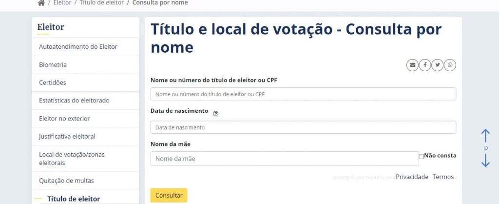 Onde votar