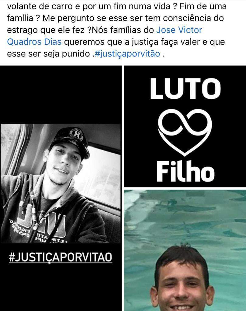 Família pede justiça por José Victor