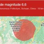 Terremoto de magnitude 6,6 na China deixa ao menos 65 mortos