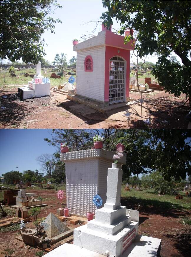 Extensão do túmulo de Fatinha - (Fotos: Marcos Ermínio/Midiamax)