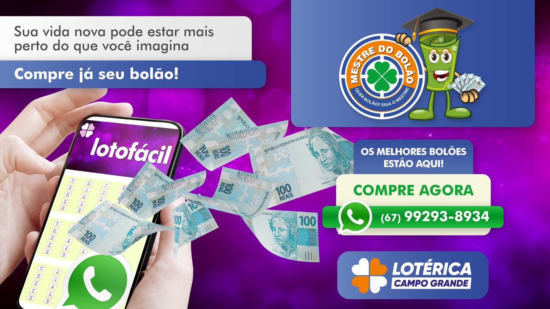 Novidade no Mestre do Bolão: Chegou a +Milionária - Lotérica Campo