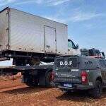 Em menos de 24 horas após ser furtado, caminhão é recuperado pelo DOF na MS-164