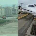 Pneu de avião estoura e interdita pistas em Congonhas; voo em Campo Grande atrasa