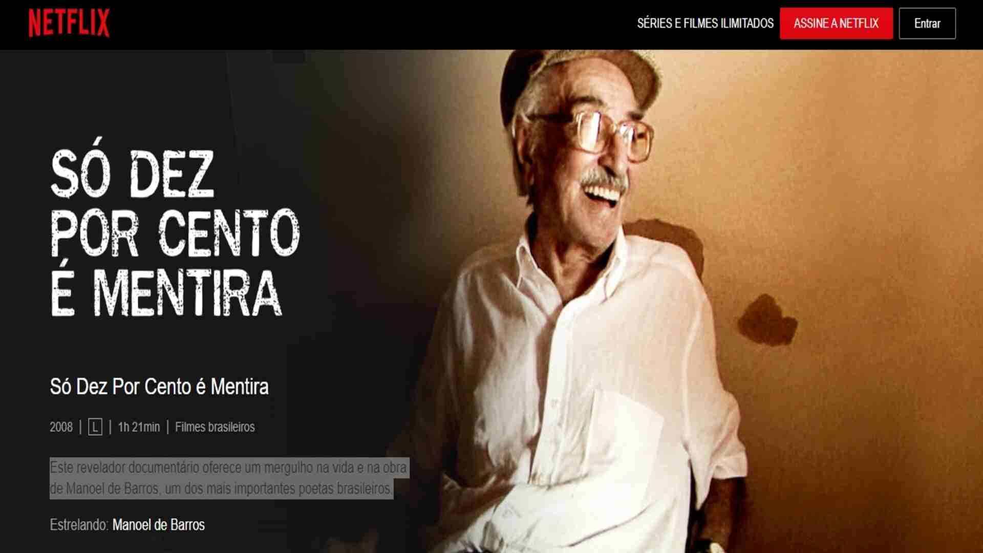 Documentários da Netflix estão gratuitos no