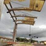 ‘Observatório da Nasa’: ponto de ônibus destruído na Duque de Caxias ganha até apelido