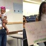 Professora expulsa aluna que levou filha a universidade e turma deixa sala em protesto