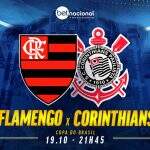Flamengo e Corinthians lutam hoje pelo tetra da Copa do Brasil