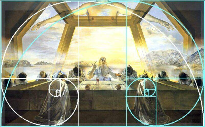 Última Ceia de Salvador Dalí com proporção divina