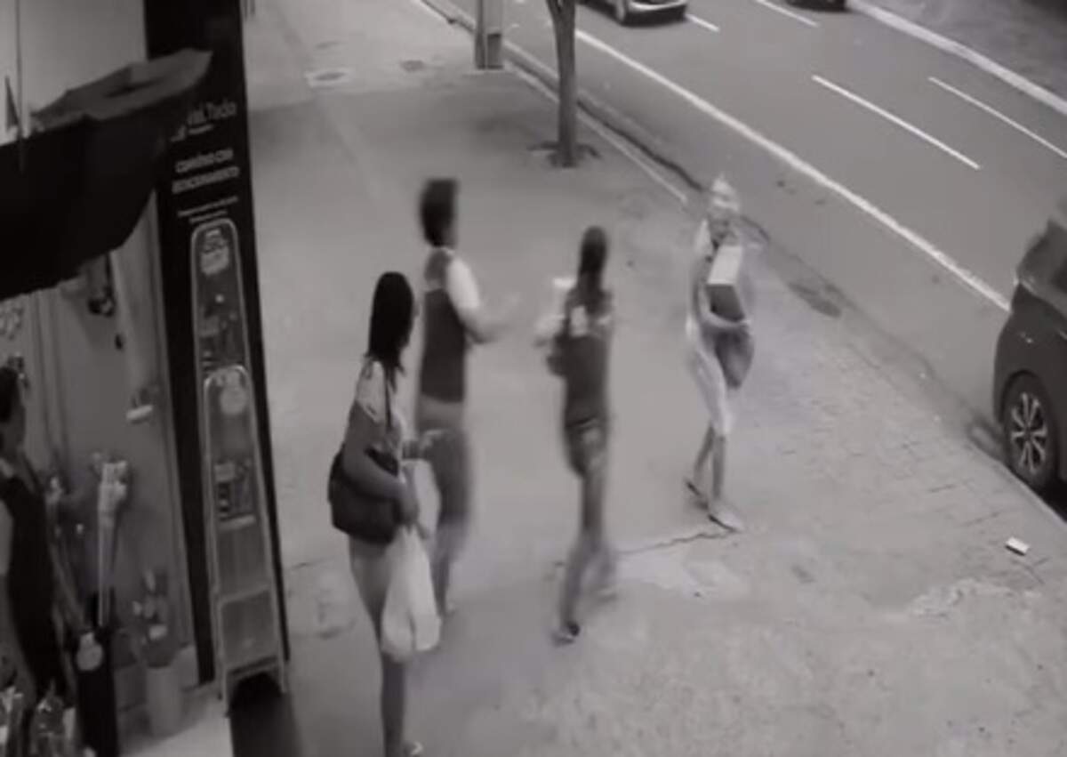 VÍDEO mostra mulher sendo levada pelo vento no Centro de Campo Grande