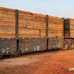 Empresa é multada em R$ 31,5 mil por transporte de madeira ilegal na BR-158