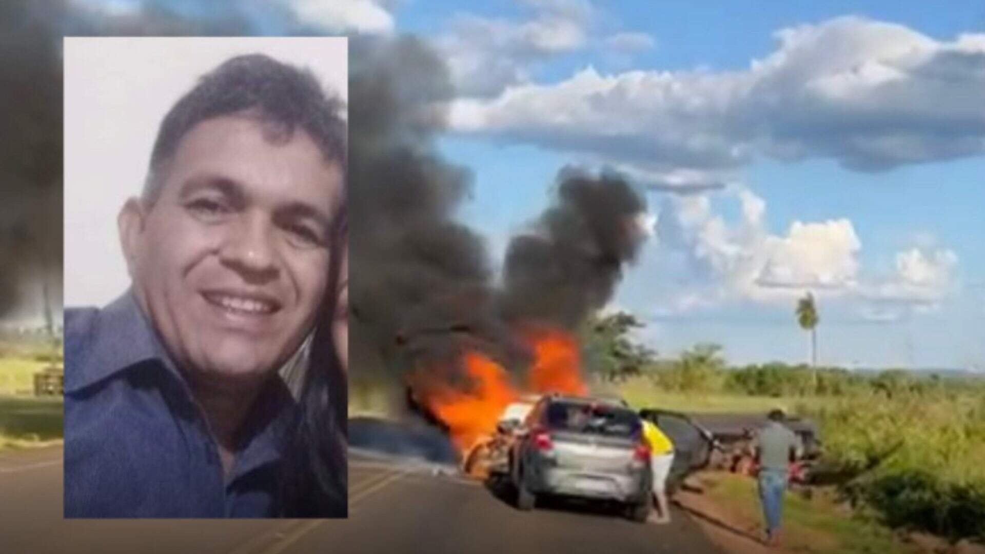 Acidente com três carros mata homem em rodovia de Mato Grosso do Sul