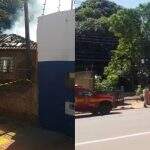 VÍDEO: Incêndio mobiliza vizinhos e bombeiros resgatam cachorro de casa em chamas na Vila Bandeirantes