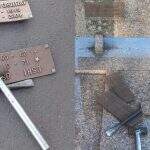 Homem é preso ao ser flagrado furtando placas de nomes em cemitério de Campo Grande