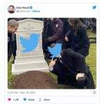 É o fim? Dono do Twitter, Elon Musk publica imagem do enterro da rede social