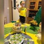 Nascidos no ano da Copa, bebês ganham festa temática em Campo Grande: ‘O hexa vem’