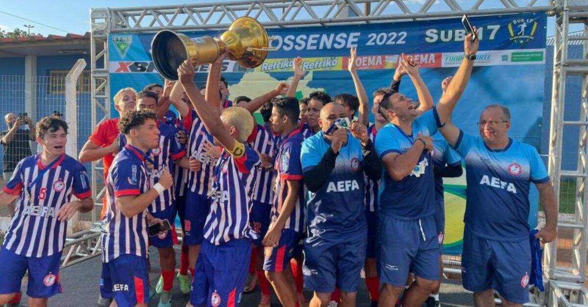 Aefa supera grandes times de MS e leva taça do Sub-17 em sua estreia no Estadual