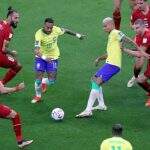 Brasil pressiona, mas termina 1º tempo sem marcar contra a Sérvia na estreia da Copa do Mundo