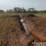 Fazendeiro é multado em R$ 15 mil por degradação ambiental com escavação de dreno