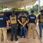 Suspeito de roubar caminhonetes é expulso do Paraguai e entregue à polícia em MS