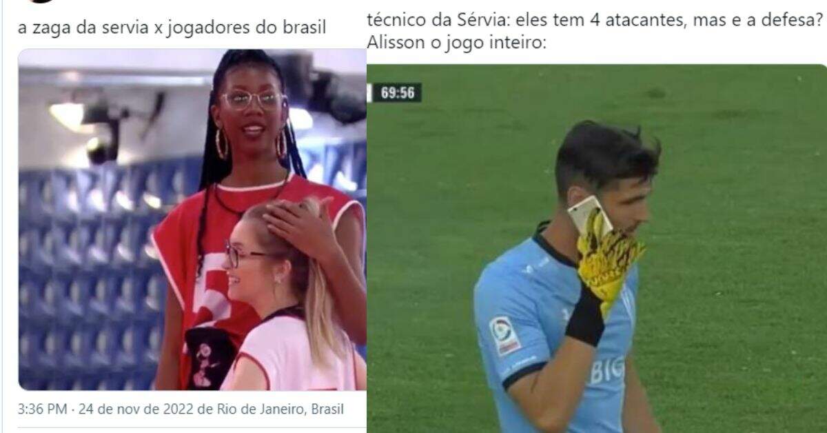 Brasileiro sendo brasileiro: Memes da estreia do Brasil zoam, mas também exaltam seleção