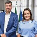 Governador eleito, Eduardo Riedel se reúne com prefeita de Campo Grande