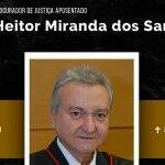 MPMS decreta luto e emite nota de pesar pela morte do procurador aposentado Heitor Miranda