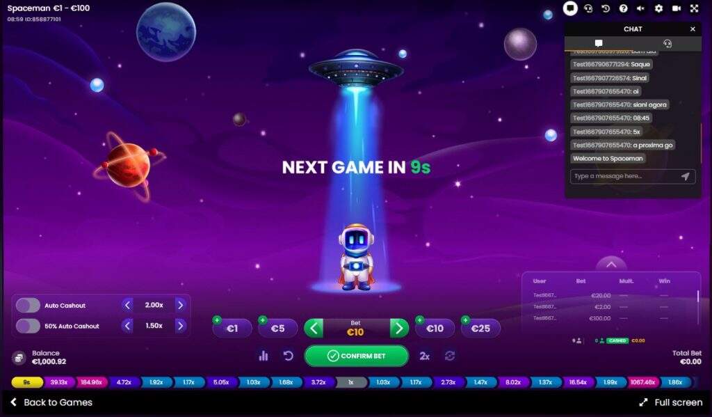 Caça-níqueis Spaceman da Pragmatic Play: Jogo de colisão com  multiplicadores altos