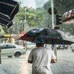 Mato Grosso do Sul recebe alerta de chuvas intensas com ventos de até 60 km/h