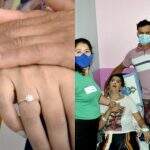 Com câncer cerebral e em cuidados paliativos, Jackeline se casa em hospital de Campo Grande