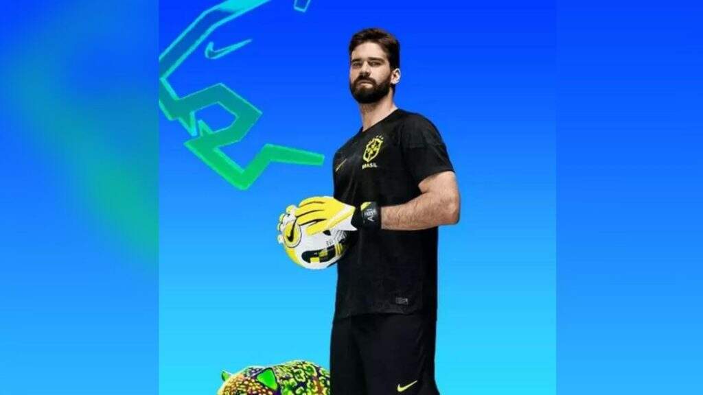 Uniforme do goleiro para a Copa do Mundo no Catar. Foto: Divulgação