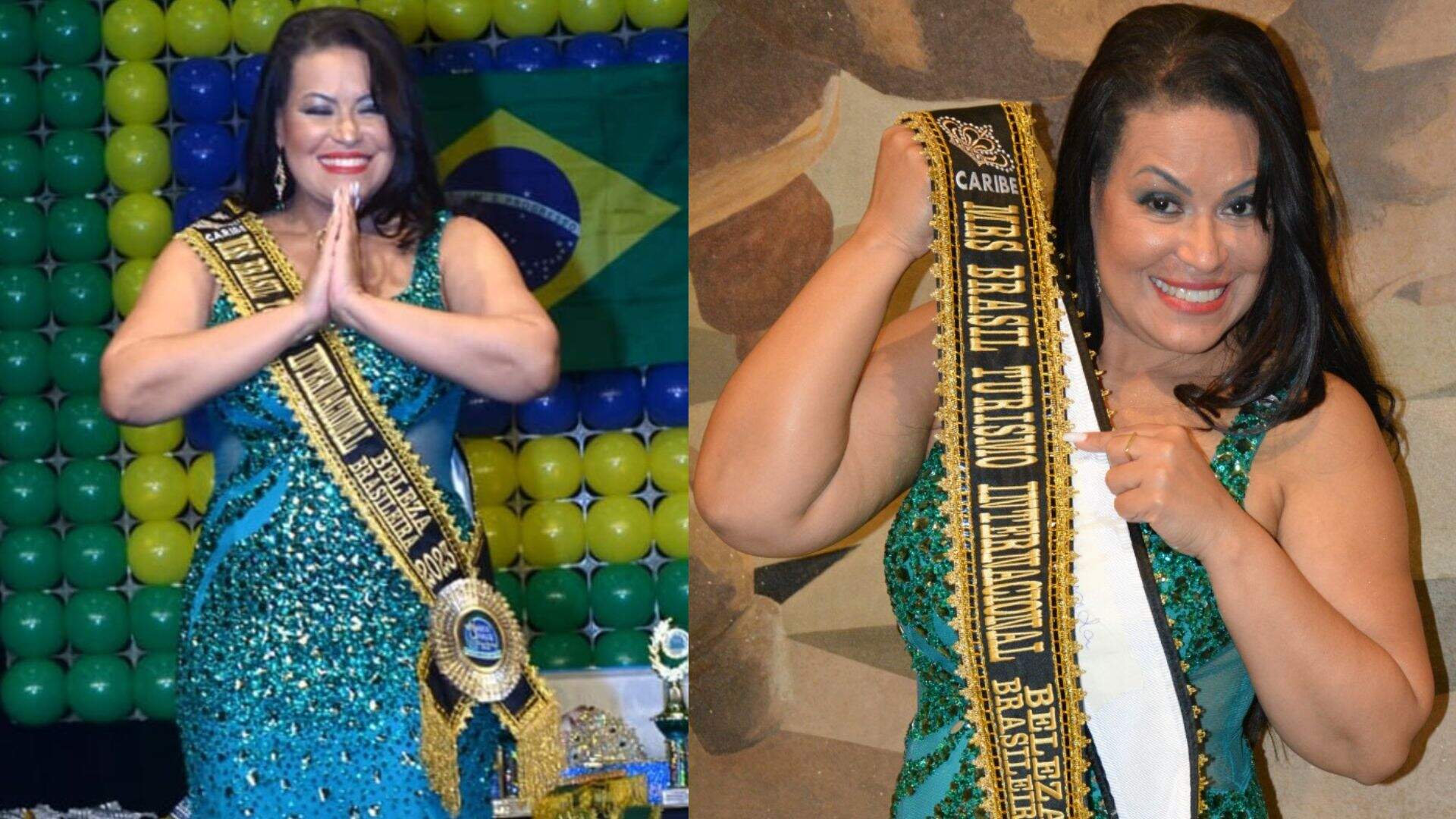 Aos 51 anos, policial de MS leva o 7° título e se torna Mrs Diva Brasil Turismo Internacional