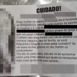 Panfleto denuncia e acusa irmã de igreja de ‘se envolver com homens casados’ em Campo Grande