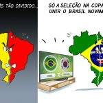 Quem perde cai fora! Brasileiros unidos em um só coração na torcida pelo Brasil!