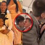 Noivo se pronuncia sobre beijo roubado por convidado em casamento que viralizou