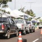 Manifestantes seguem no 33° dia de acampamento em frente ao CMO em Campo Grande