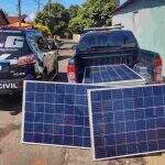 Dupla é presa após furtar R$ 40 mil em equipamentos de energia solar