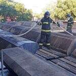 Incêndio atinge telhado de escola em cidade de MS e polícia investiga vandalismo