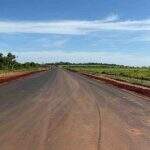 Mais da metade de trecho de rodovia entre Coronel Sapucaia e Paranhos já foi asfaltado