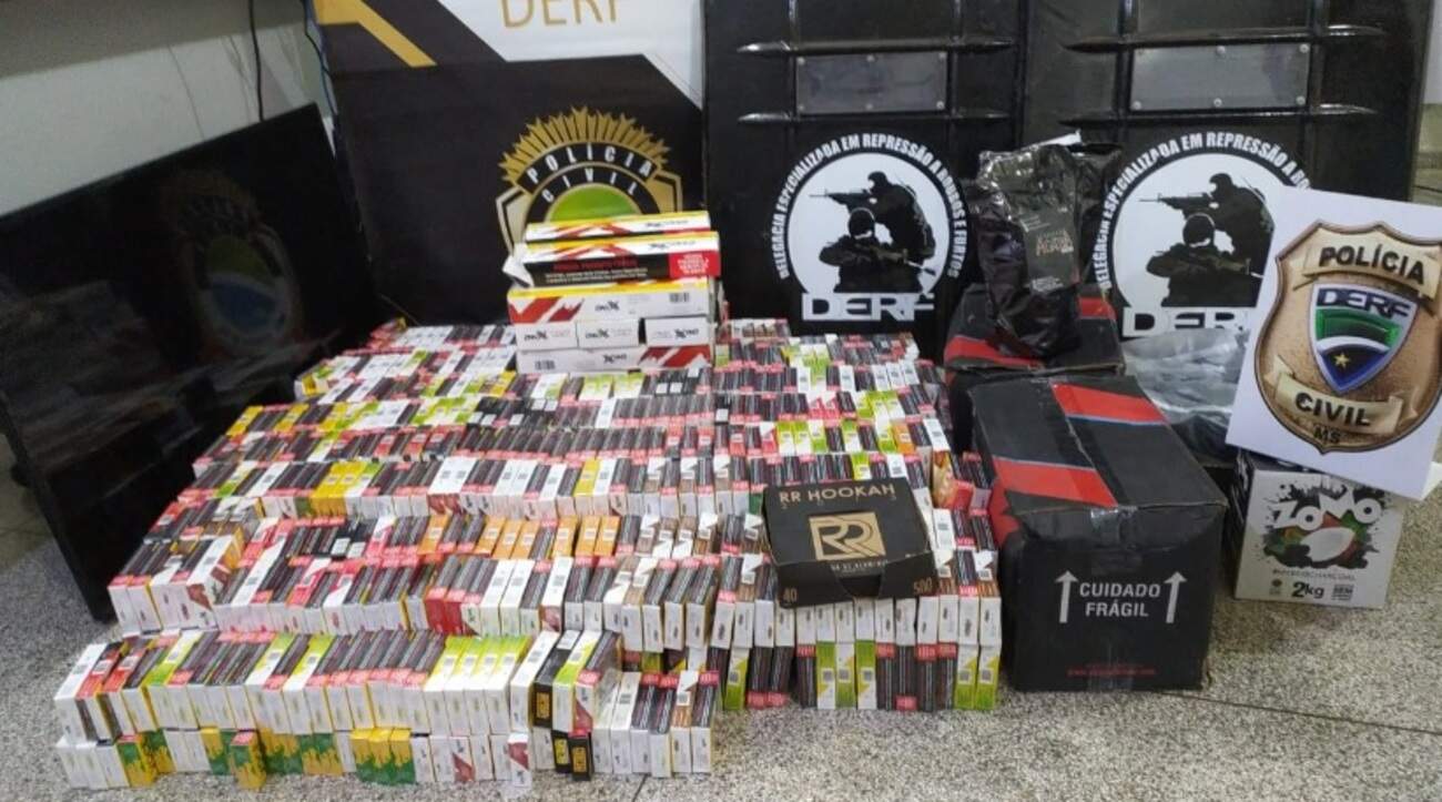 Com R$ 70 mil em produtos furtados, adolescente abre tabacaria e é apreendido