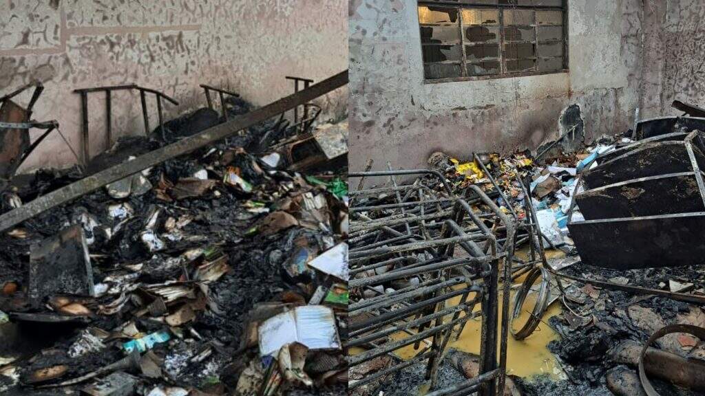 Escola ficou totalmente destruída. Foto: Divulgação