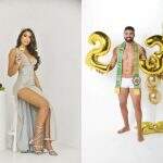 Miss e Mister Brasil, Tatiana Bertoncini e Paulo Roberto comemoram a chegada de  2023