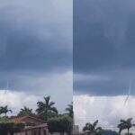 VÍDEO: Nuvem funil aparece em Maracaju e surpreende até meteorologista; ‘fenômeno raro’
