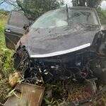 Motorista de 31 anos morre após carro sair da estrada e colidir em árvore na BR-158